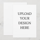 Persoonlijke kaart 5x7 in (Voorkant / Achterkant)