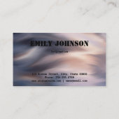 Persoonlijke kaart, abstract visitekaartje (Achterkant)