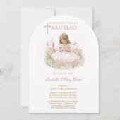 Persoonlijke kaart Doopfeest Meisje (Voorkant)