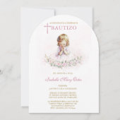 Persoonlijke kaart Doopfeest Meisje (Voorkant)