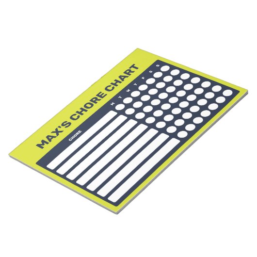 Persoonlijke kaart notitieblok (Schuin)