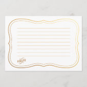 Persoonlijke Kaart voor advies over de douche of n (Achterkant)