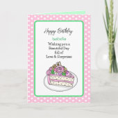 Persoonlijke Kaart voor haar verjaardag (Voorkant)