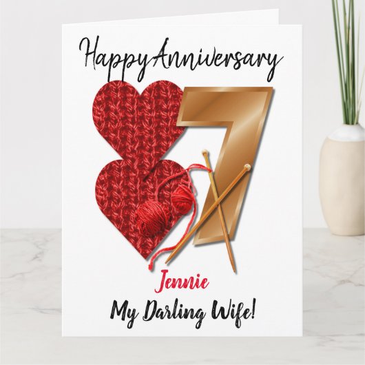 Persoonlijke Kaart vrouw van het Jubileum van het  (Voorkant)