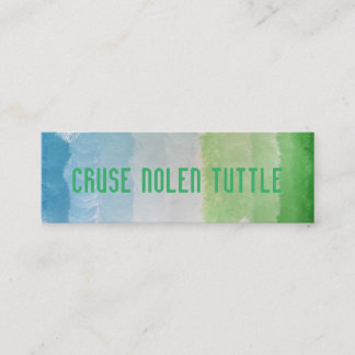 Persoonlijke kaarten mini visitekaartje