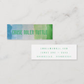 Persoonlijke kaarten mini visitekaartje (Voorkant / Achterkant)