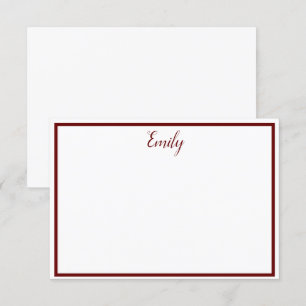 Persoonlijke kaarten voor gebak en witte noten