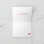 Persoonlijke kaarten voor hartennota notitiekaartje (Binnen)