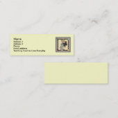 Persoonlijke kaarten voor leerkrachten mini visitekaartje (Voorkant / Achterkant)