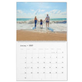 Persoonlijke kalender met eigen foto's en tekst (Jan 2027)