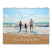 Persoonlijke kalender met eigen foto's en tekst (Hoes)