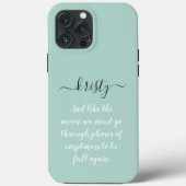 Persoonlijke kalligrafie, naam pastel Case-Mate iPhone case (Achterkant)