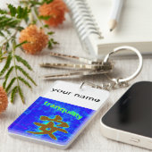 persoonlijke kalmte-sleutelhanger sleutelhanger (Voorkant Rechts)