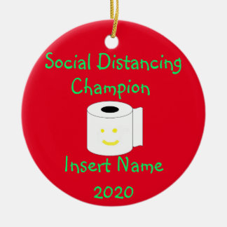 Persoonlijke kampioen sociale vervorming keramisch ornament