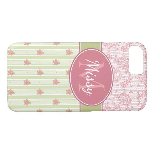 Persoonlijke kant en Engelse tuin Case-Mate iPhone Case (Achterkant (Horizontaal))