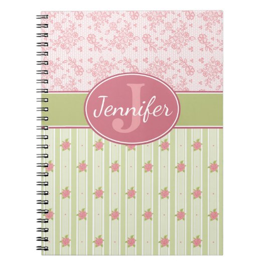 Persoonlijke kant en Engelse tuin Notitieboek (Voorkant)