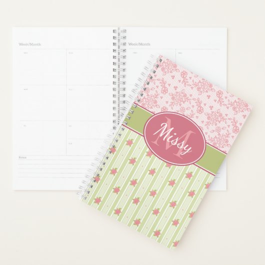 Persoonlijke kant en Engelse tuin Planner (Display)