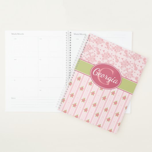 Persoonlijke kant en Engelse tuin Planner (Display)