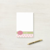 Persoonlijke kant en Engelse tuin Post-it® Notes (Op bureau)