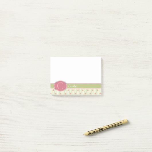 Persoonlijke kant en Engelse tuin Post-it® Notes (Op bureau)