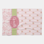 Persoonlijke kant en Engelse tuin Theedoek (Horizontaal)