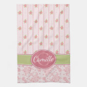 Persoonlijke kant en Engelse tuin Theedoek (Verticaal)