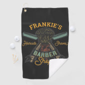 Persoonlijke Kapper Retro Kapsels Scheert Golfhanddoek (Insitu)