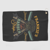 Persoonlijke Kapper Retro Kapsels Scheert Golfhanddoek (Horizontaal)