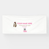 Persoonlijke kapper salon banner (Horizontaal)