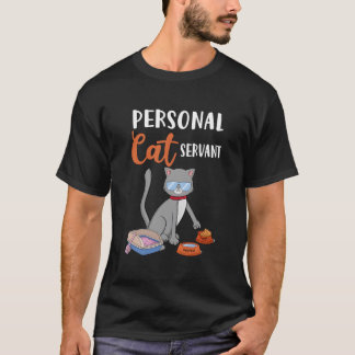Persoonlijke kat dienst kat t-shirt