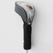 Persoonlijke Kat Golf Aangepaste Huisdier Naam Sc Golfheadcover (Schuin)