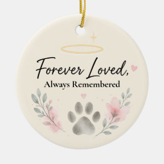 Persoonlijke kat-herdenkingsornament keramisch ornament