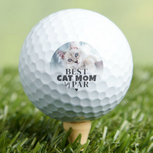 Persoonlijke kat huisdier foto golfballen