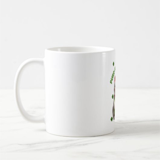 Persoonlijke kat Klassieke mok, 330 ml Koffiemok (Links)