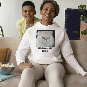Persoonlijke Kat Moeder As En Zwarte Citaat Huisdi Hoodie