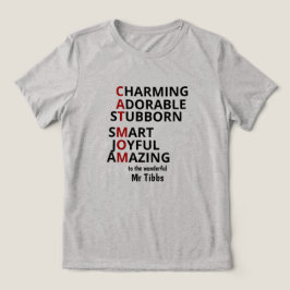 Persoonlijke Kat Moeder Kat Liefhebber  Tri-Blend Shirt