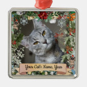 Persoonlijke kat ornament (Voorkant)