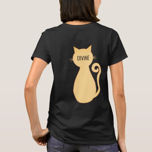 Persoonlijke kat t-shirt (Achterkant)