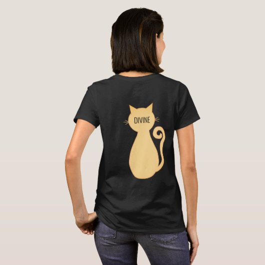 Persoonlijke kat t-shirt (Achterkant volledig)