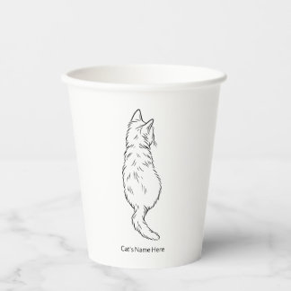Persoonlijke katlijn kunst 8oz papieren beker