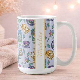 Persoonlijke katten Beauty and the Beast boek meis Koffiemok