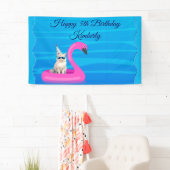 Persoonlijke katten drijver spandoek (Insitu)