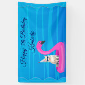 Persoonlijke katten drijver spandoek (Verticaal)