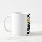 Persoonlijke kattendienaar,  retro, grappige kat koffiemok (Links)