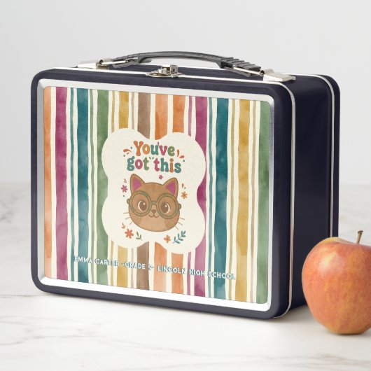 Persoonlijke kattenlunchbox (In situ)