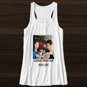 Persoonlijke kattenmoeder Cute familiehuisdier fot Tanktop