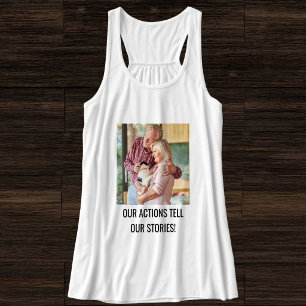 Persoonlijke kattenmoeder familie huisdier foto cu tanktop