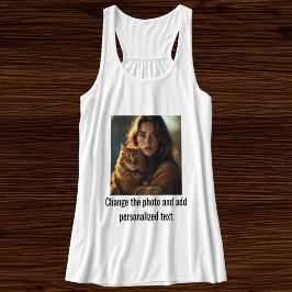 Persoonlijke kattenmoeder gezinsplezier huisdier f tanktop