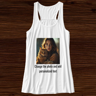 Persoonlijke kattenmoeder gezinsplezier huisdier f tanktop