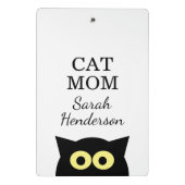 Persoonlijke kattenmoeder klembord met leuke katte (Achterkant)